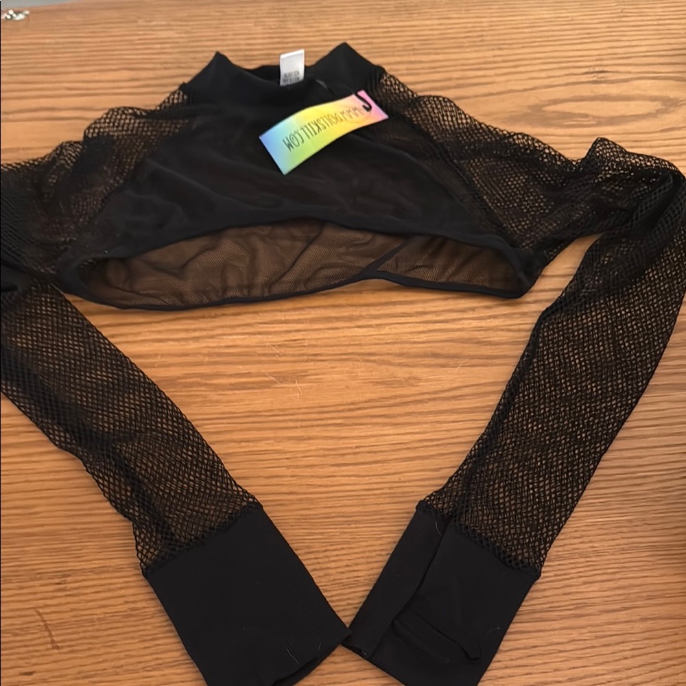 Mesh/fishnet shrug size M brand new from Dollskill!